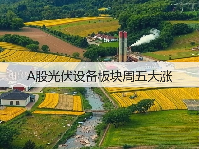 A股光伏设备板块周五大涨(图2)