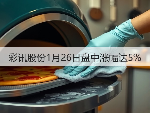 彩讯股份1月26日盘中涨幅达5%(图1) 彩讯股份1月26日盘中涨幅达5%(图1)