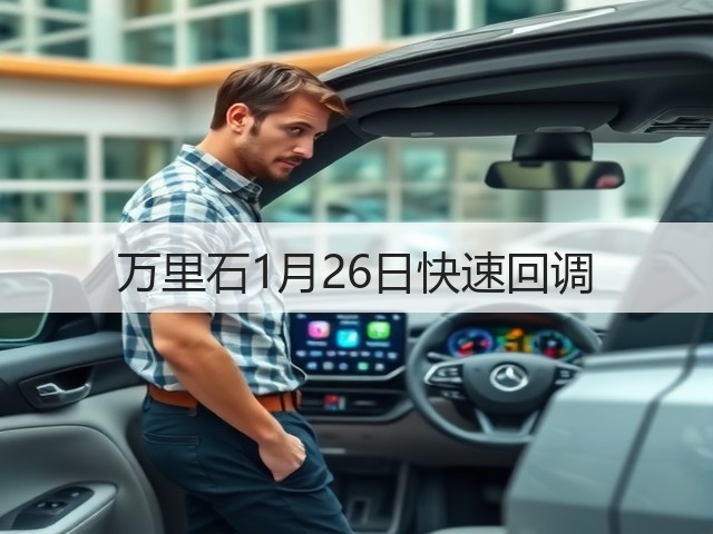 万里石1月26日快速回调(图3) 万里石1月26日快速回调(图3)