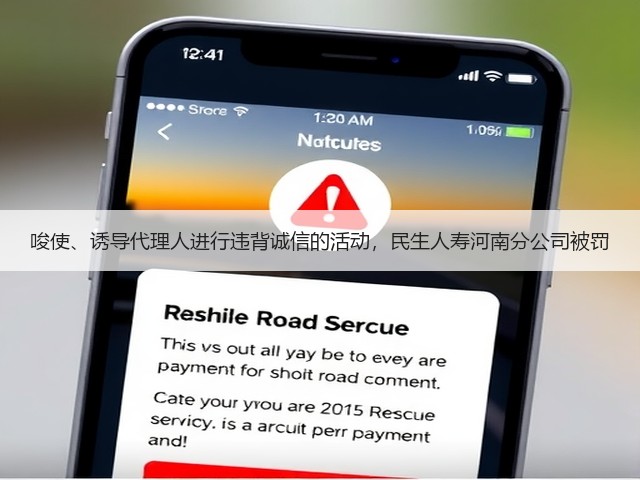 唆使、诱导代理人进行违背诚信的活动,民生人寿河南分公司被罚(图1) 唆使、诱导代理人进行违背诚信的活动,民生人寿河南分公司被罚(图1)