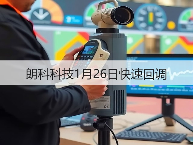 朗科科技1月26日快速回调(图2) 朗科科技1月26日快速回调(图2)