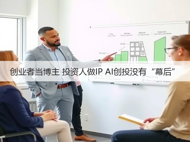 创业者当博主 投资人做IP AI创投没有“幕后”(图3) 创业者当博主 投资人做IP AI创投没有“幕后”(图3)