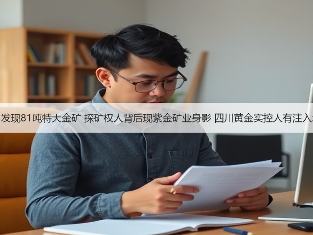 四川发现81吨特大金矿 探矿权人背后现紫金矿业身影 四川黄金实控人有注入承诺(图2) 四川发现81吨特大金矿 探矿权人背后现紫金矿业身影 四川黄金实控人有注入承诺(图2)