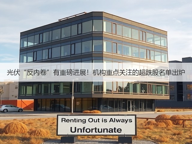 光伏“反内卷”有重磅进展！机构重点关注的超跌股名单出炉(图1)