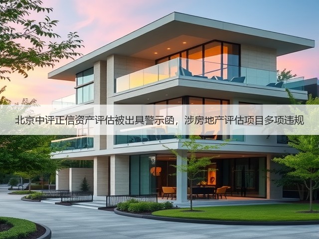 北京中评正信资产评估被出具警示函,涉房地产评估项目多项违规(图3) 北京中评正信资产评估被出具警示函,涉房地产评估项目多项违规(图3)