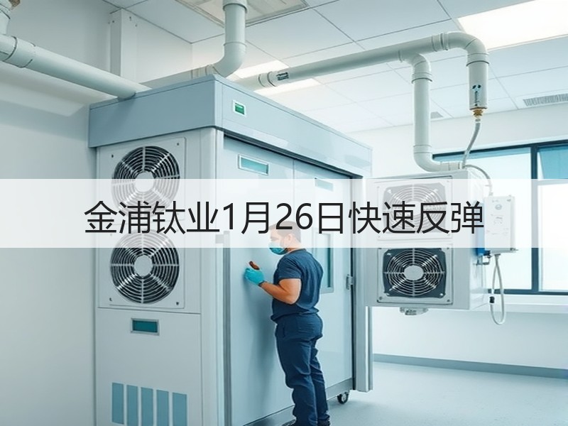 金浦钛业1月26日快速反弹