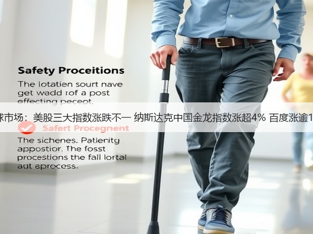 全球市场：美股三大指数涨跌不一 纳斯达克中国金龙指数涨超4% 百度涨逾15%(图1)