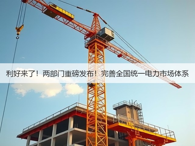 利好来了!两部门重磅发布!完善全国统一电力市场体系(图2) 利好来了!两部门重磅发布!完善全国统一电力市场体系(图2)