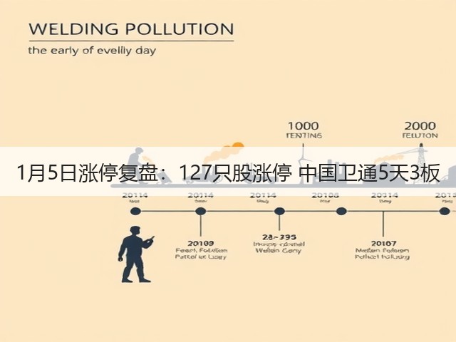 1月5日涨停复盘:127只股涨停 中国卫通5天3板(图3) 1月5日涨停复盘:127只股涨停 中国卫通5天3板(图3)