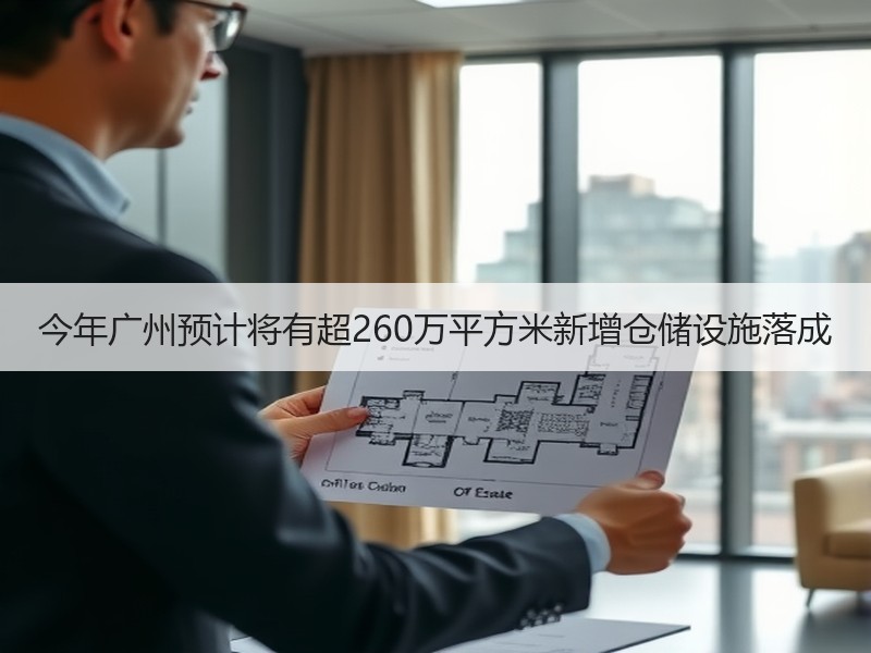 今年广州预计将有超260万平方米新增仓储设施落成