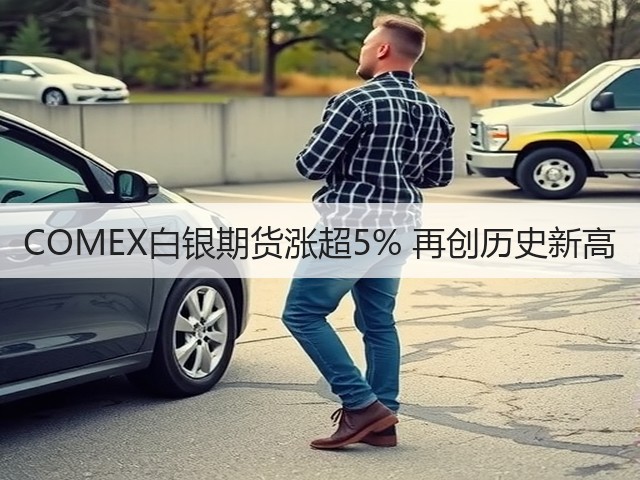 COMEX白银期货涨超5% 再创历史新高(图3)