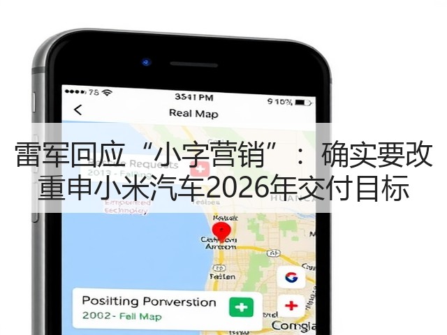 雷军回应“小字营销”:确实要改 重申小米汽车2026年交付目标(图1) 雷军回应“小字营销”:确实要改 重申小米汽车2026年交付目标(图1)