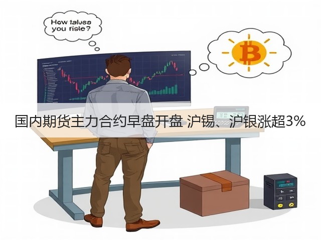 国内期货主力合约早盘开盘 沪锡、沪银涨超3%(图1)