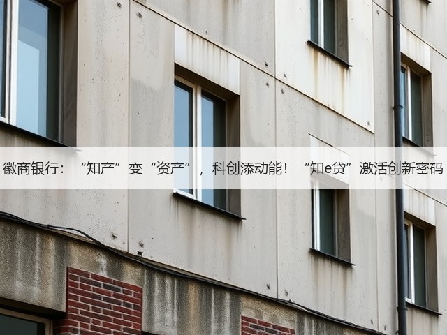 徽商银行:“知产”变“资产”,科创添动能!“知e贷”激活创新密码(图3) 徽商银行:“知产”变“资产”,科创添动能!“知e贷”激活创新密码(图3)
