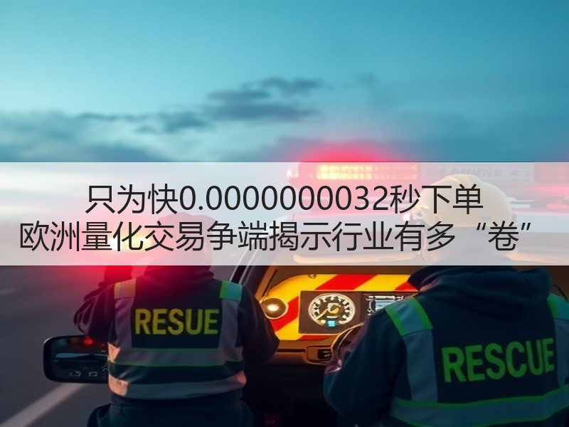 只为快0.0000000032秒下单 欧洲量化交易争端揭示行业有多“卷”