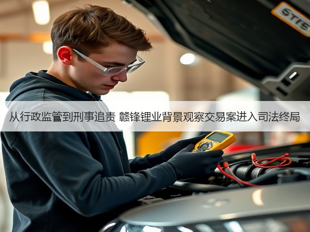 从行政监管到刑事追责 赣锋锂业背景观察交易案进入司法终局(图1) 从行政监管到刑事追责 赣锋锂业背景观察交易案进入司法终局(图1)