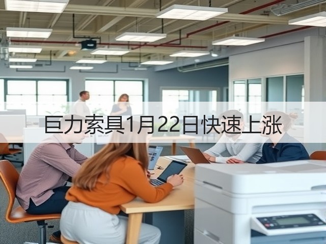 巨力索具1月22日快速上涨(图2) 巨力索具1月22日快速上涨(图2)