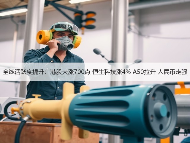全线活跃度提升：港股大涨700点 恒生科技涨4% A50拉升 人民币走强(图2)
