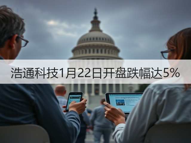 浩通科技1月22日开盘跌幅达5%(图1) 浩通科技1月22日开盘跌幅达5%(图1)
