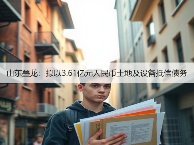山东墨龙：拟以3.61亿元人民币土地及设备抵偿债务(图1)