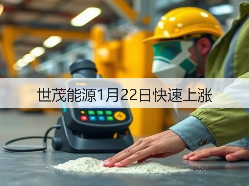 世茂能源1月22日快速上涨