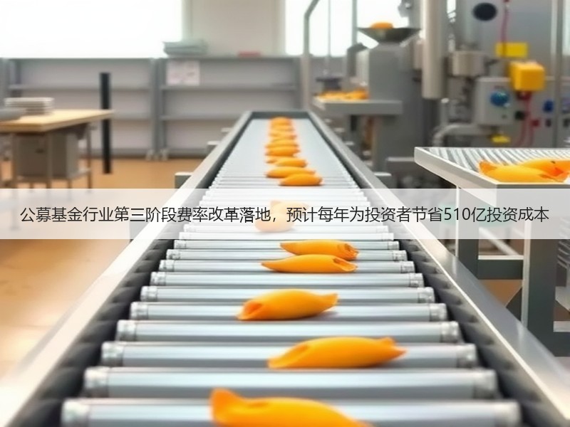 公募基金行业第三阶段费率改革落地，预计每年为投资者节省510亿投资成本