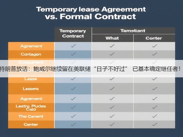 特朗普放话:鲍威尔继续留在美联储“日子不好过” 已基本确定继任者!(图3) 特朗普放话:鲍威尔继续留在美联储“日子不好过” 已基本确定继任者!(图3)