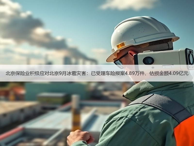 北京保险业积极应对北京9月冰雹灾害：已受理车险报案4.89万件、估损金额4.09亿元