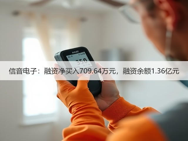信音电子：融资净买入709.64万元，融资余额1.36亿元(图3)