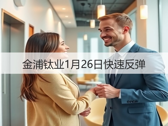 金浦钛业1月26日快速反弹(图2) 金浦钛业1月26日快速反弹(图2)