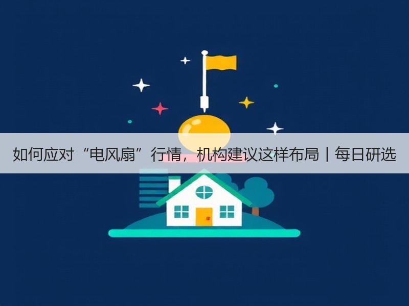 如何应对“电风扇”行情，机构建议这样布局丨每日研选