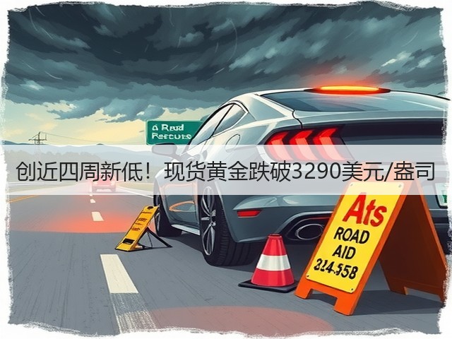 创近四周新低！现货黄金跌破3290美元/盎司(图3)