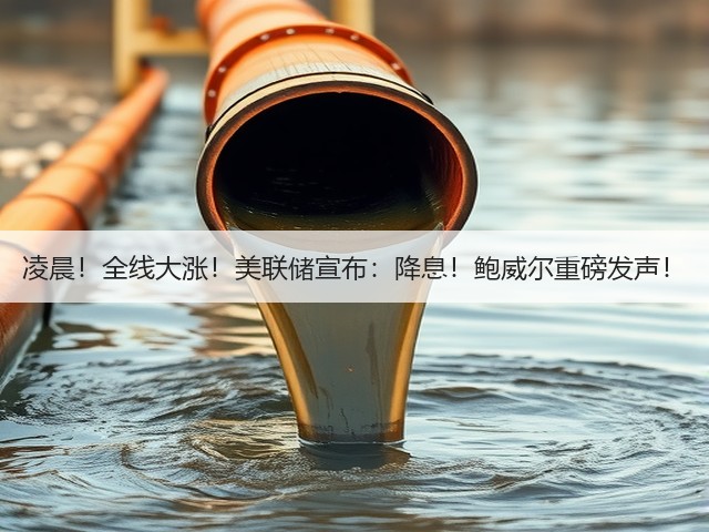 凌晨！全线大涨！美联储宣布：降息！鲍威尔重磅发声！(图1)