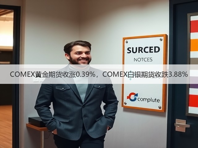 COMEX黄金期货收涨0.39%，COMEX白银期货收跌3.88%(图3)