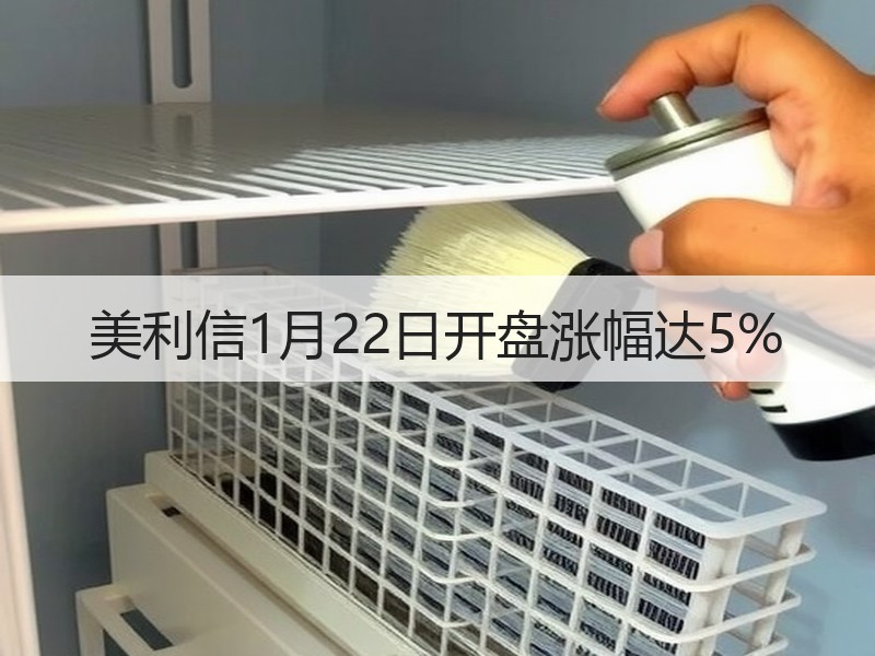 美利信1月22日开盘涨幅达5%