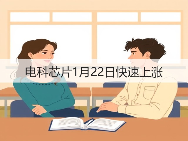 电科芯片1月22日快速上涨(图2) 电科芯片1月22日快速上涨(图2)