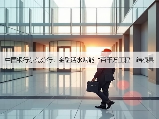 中国银行东莞分行：金融活水赋能“百千万工程”结硕果(图2)