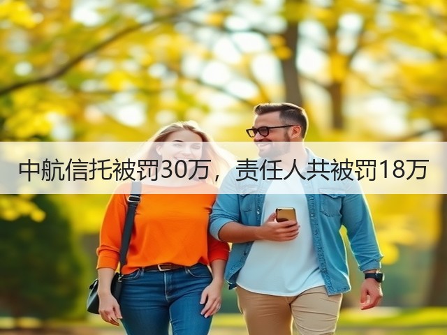中航信托被罚30万,责任人共被罚18万(图1) 中航信托被罚30万,责任人共被罚18万(图1)