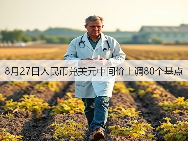 8月27日人民币兑美元中间价上调80个基点(图3) 8月27日人民币兑美元中间价上调80个基点(图3)
