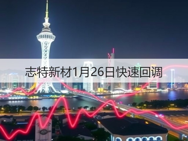 志特新材1月26日快速回调(图3)