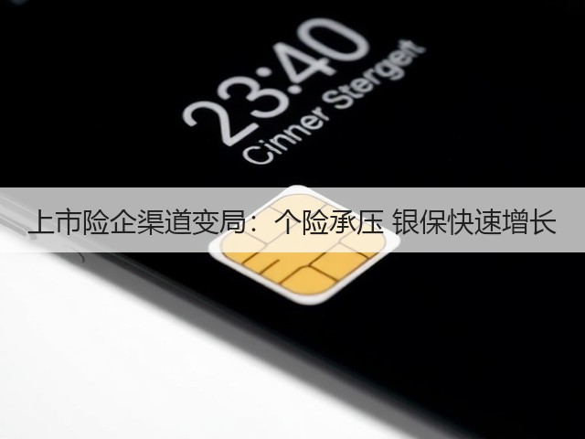 上市险企渠道变局:个险承压 银保快速增长(图3) 上市险企渠道变局:个险承压 银保快速增长(图3)