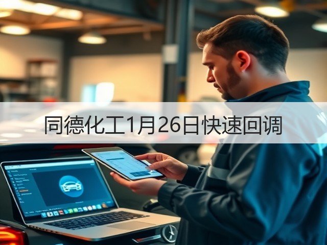 同德化工1月26日快速回调(图1)