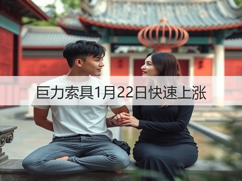 巨力索具1月22日快速上涨