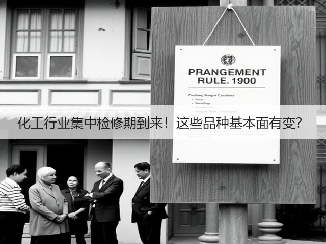 化工行业集中检修期到来!这些品种基本面有变?(图2) 化工行业集中检修期到来!这些品种基本面有变?(图2)
