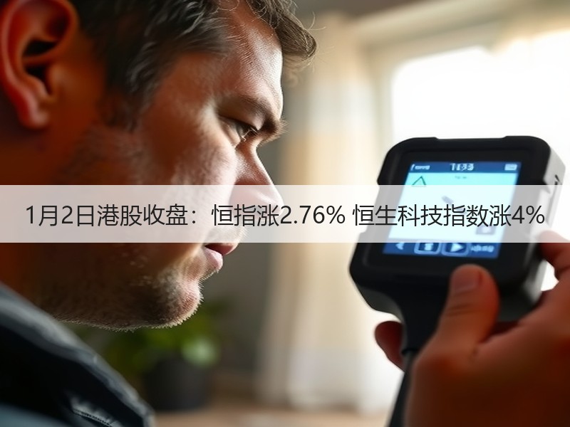 1月2日港股收盘：恒指涨2.76% 恒生科技指数涨4%