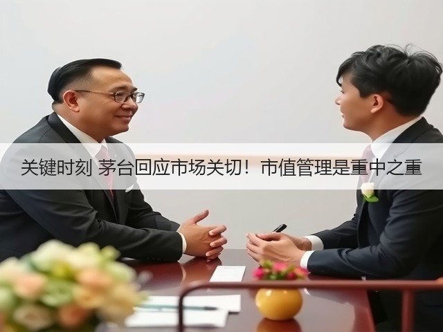 关键时刻 茅台回应市场关切!市值管理是重中之重(图1) 关键时刻 茅台回应市场关切!市值管理是重中之重(图1)