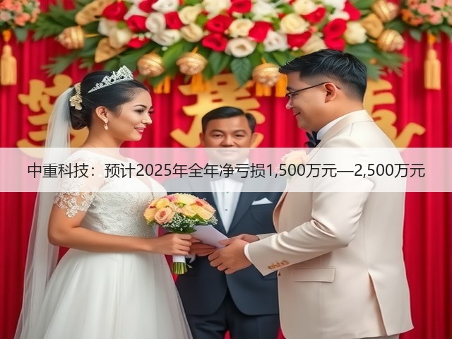 中重科技:预计2025年全年净亏损1,500万元—2,500万元(图1) 中重科技:预计2025年全年净亏损1,500万元—2,500万元(图1)