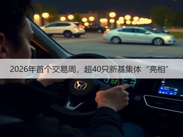 2026年首个交易周，超40只新基集体“亮相”(图1)