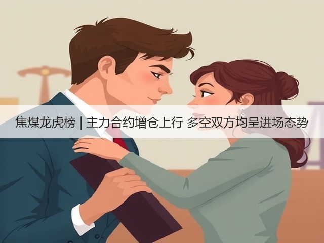 焦煤龙虎榜 | 主力合约增仓上行 多空双方均呈进场态势(图3)