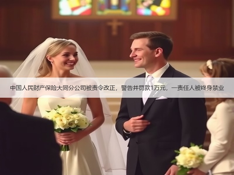 中国人民财产保险大同分公司被责令改正，警告并罚款1万元，一责任人被终身禁业